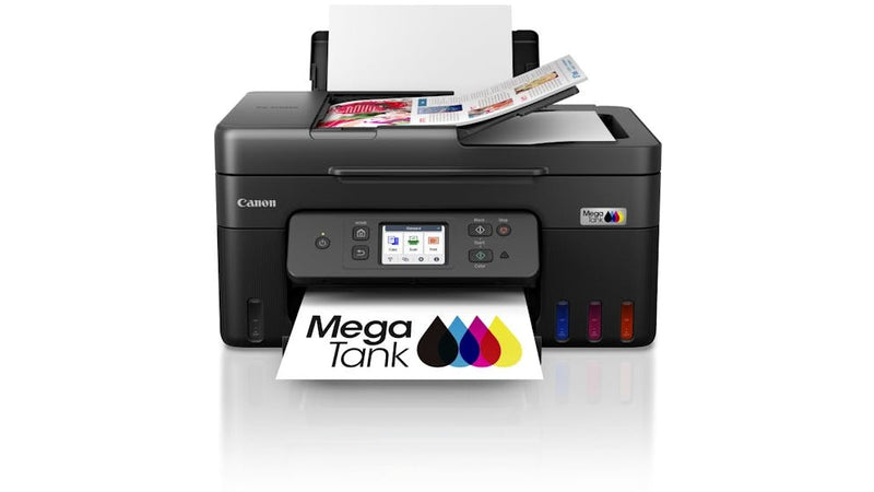 Canon PIXMA G4680 MegaTank 4-in-1 Multifunction Printer+ADF BLACK GI61 Ink Bottle