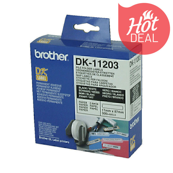 Brother DK11203 White Label DK-11203