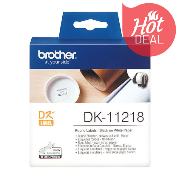 Brother DK11218 White Label DK-11218