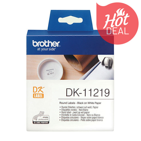 Brother DK11219 White Label DK-11219