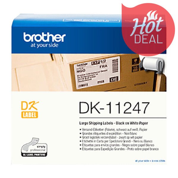 Brother DK11247 White Label DK-11247