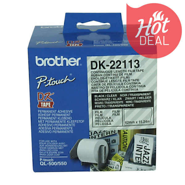 Brother DK22113 Clear Roll DK-22113