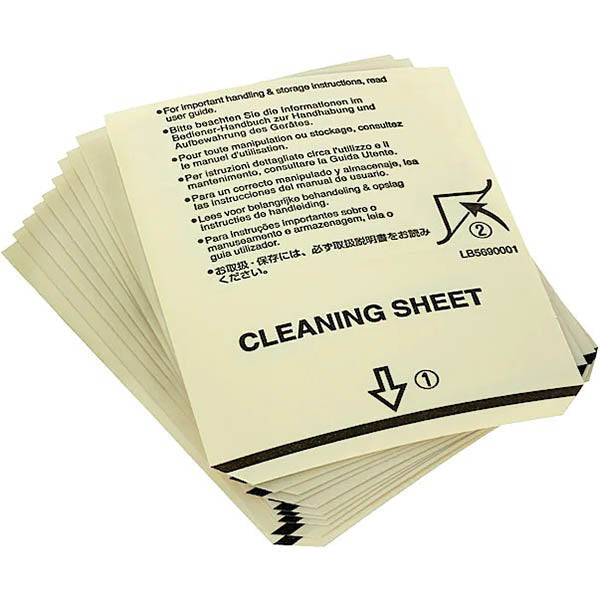 Genuine Brother Dk-Cl99 Ql Printer Cleaning Sheet (Pack Of 10) Printer Accessories