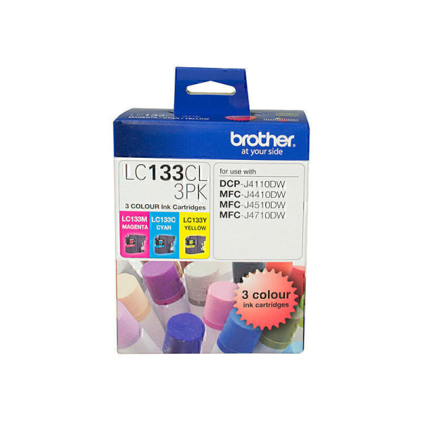 Brother LC133 CMY Colour Pack LC-133CL3PK