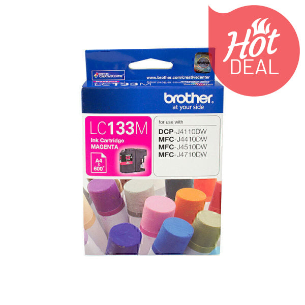Brother LC133 Magenta Ink Cart LC-133M
