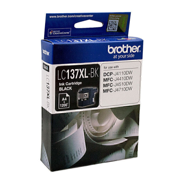 Brother LC137XL Black Ink Cart LC-137XLBK