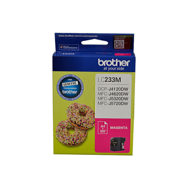 Brother LC233 Magenta Ink Cart LC-233M