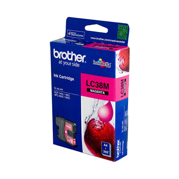 Brother LC38 Magenta Ink Cart LC-38M