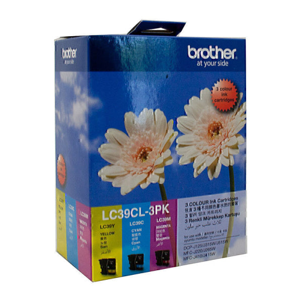 Brother LC39 CMY Colour Pack LC-39CL3PK