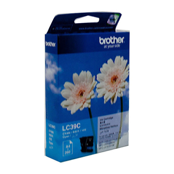 Brother LC39 Cyan Ink Cart LC-39C