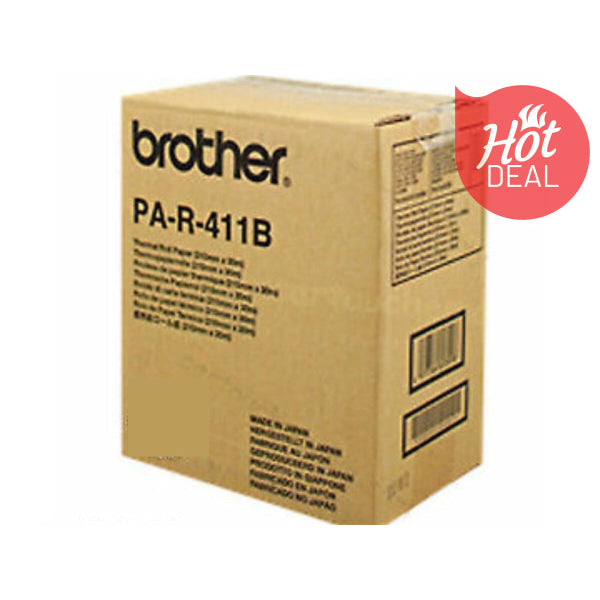 Genuine Brother PA-R-411B A4 Width Thermal Paper Roll 6 Pack for PJ-673 PJ-663 PJ-662