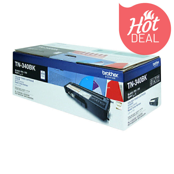 Brother TN340 Black Toner Cart TN-340BK