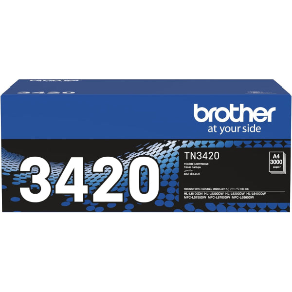 Genuine Brother TN-3420 Black Toner for HL-L5100DN L5200DW L6200DW L6400DW MFC-L5755DW