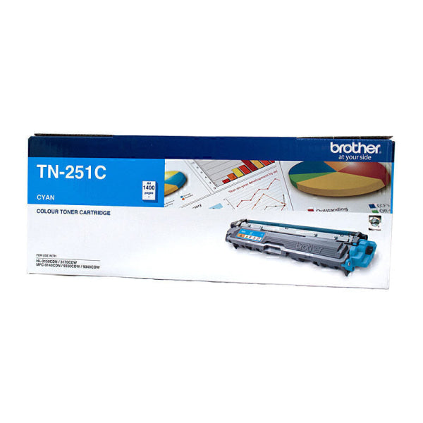 Brother TN251 Cyan Toner Cart TN-251C