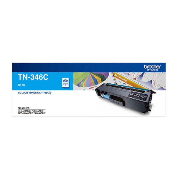 Brother TN346 Cyan Toner Cart TN-346C