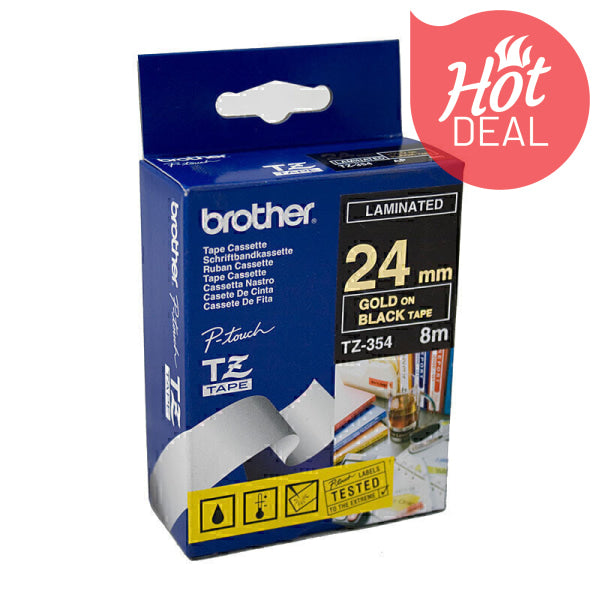 Brother TZe354 Labelling Tape TZe-354