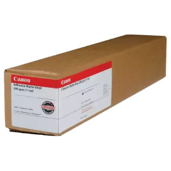 Genuine Canon A0 Water Resistant Adhesive Matt Vinyl White 330Gsm 914Mmx20M For 36 Lfp Printers