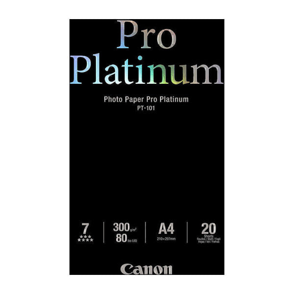 Canon A4 Pro Platinum 20sh PT101A4