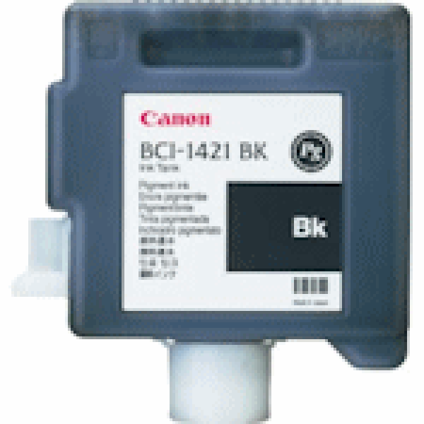 1 X Genuine Canon Bci-1421Bk Black Ink Cartridge -