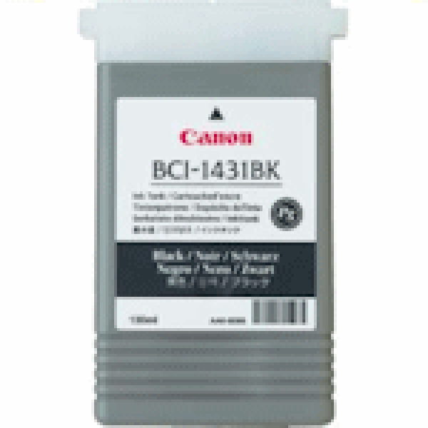 1 X Genuine Canon Bci-1431Bk Black Ink Cartridge -