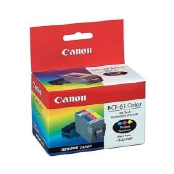 1 X Genuine Canon Bci-61 Colour Ink Cartridge -