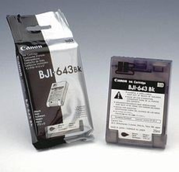 1 X Genuine Canon Bji-643B Black Ink Cartridge -