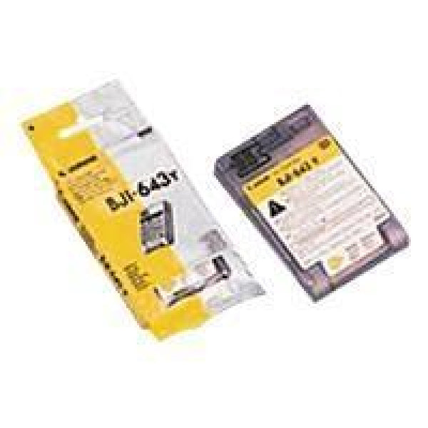 1 X Genuine Canon Bji-643Y Yellow Ink Cartridge -