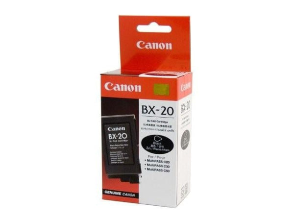 1 X Genuine Canon Bx-20 Black Ink Cartridge -