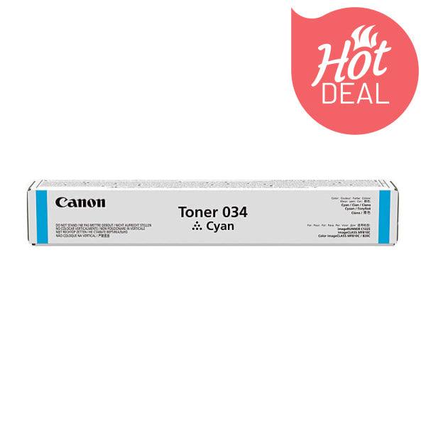 Canon CART034 Cyan Toner CART034C