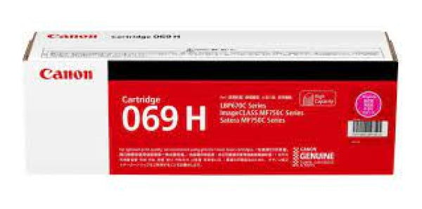 Genuine Canon Cart069Mh Magenta Hy Toner Cartridge For Lbp674Cx Mf756Cx 5.5K Pages [Cart069Hm] -