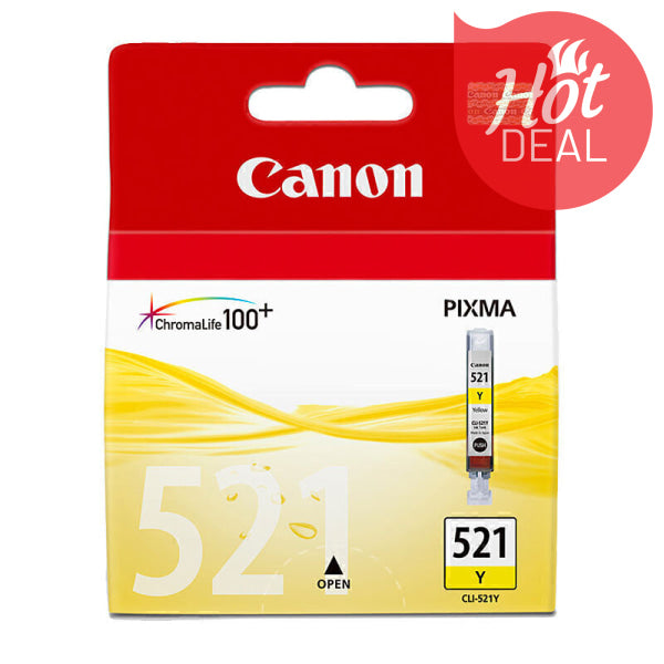 Canon CLI521 Yellow Ink Cart CLI521Y