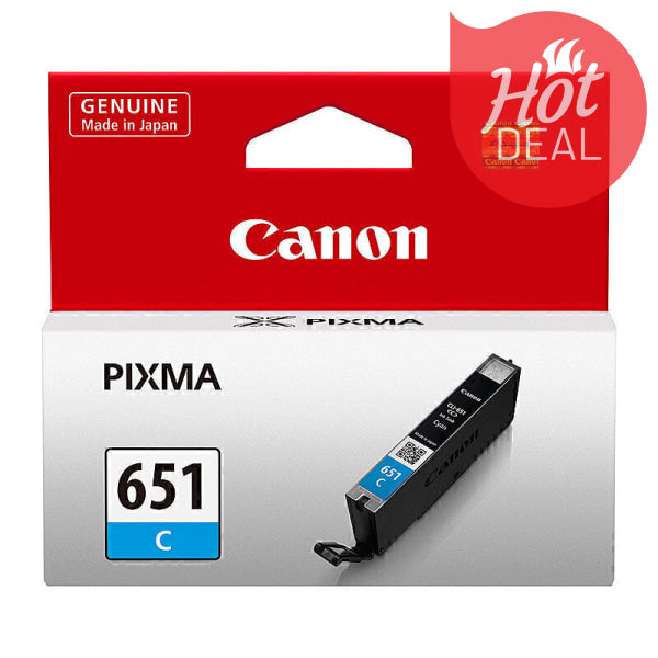 Canon CLI651 Cyan Ink Cart CLI651C