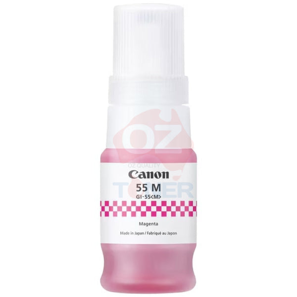 Genuine Canon Gi-55 Magenta Ink Bottle For Gx1060 Gx2060 (3K) [Gi55M] Cartridge -