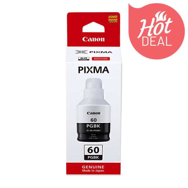 Canon GI60 Black Ink Bottle GI60PGBK