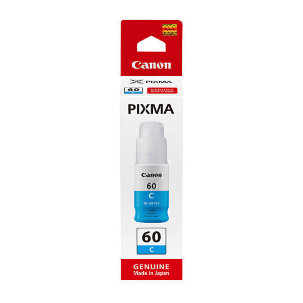 Canon GI60 Cyan Ink Bottle GI60C