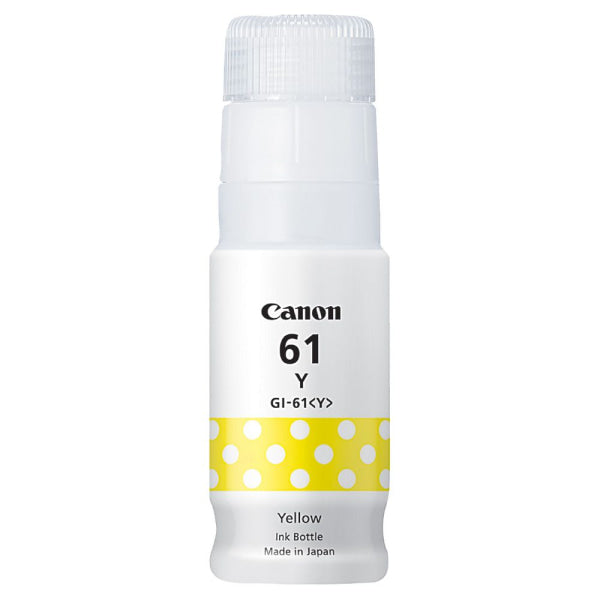 Genuine Canon GI61 Yellow Ink Bottle for G3620/G3625/G3660 (7.7k) [GI61Y]