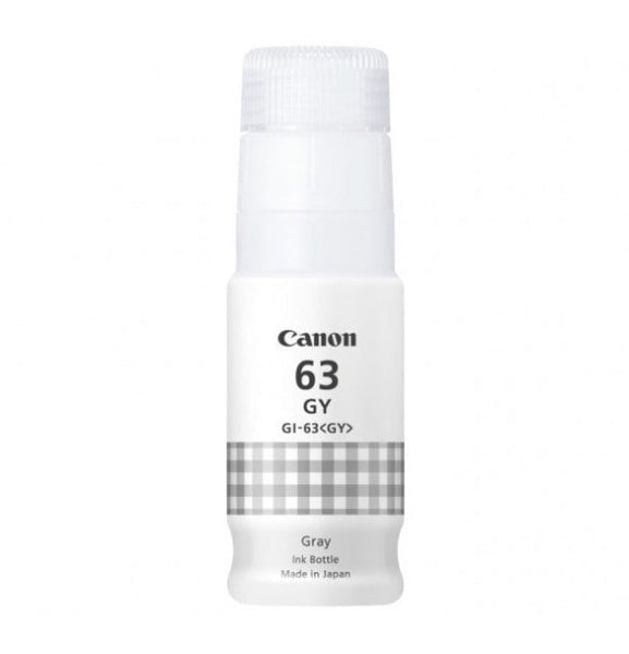Genuine Canon GI63 Grey Ink Bottle for G660 (8k) [GI63GY]
