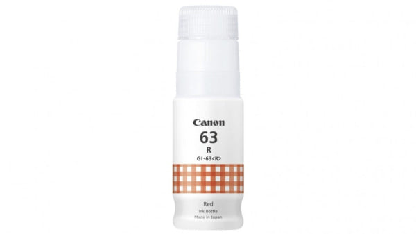 Genuine Canon GI63 Red Ink Bottle for G660 (8k) [GI63R]