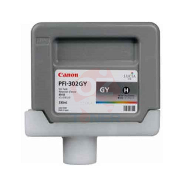 GREY INK TANK 330ML FOR IPF8100 9100 PFI-302GY