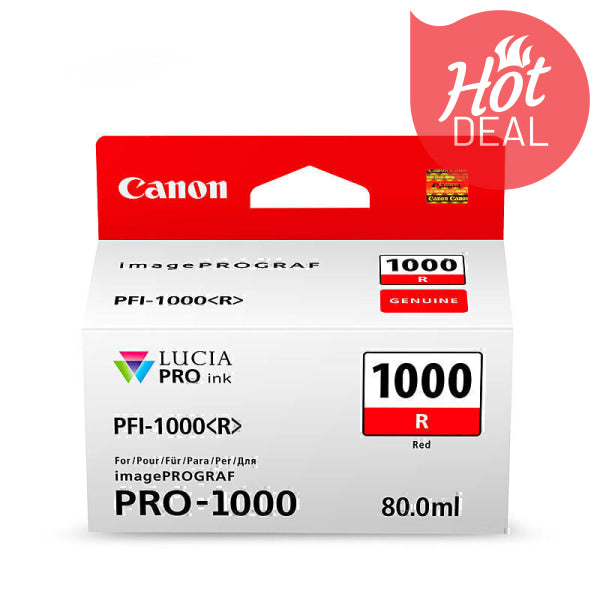 Canon PFI1000 Red Ink Cart PFI1000R