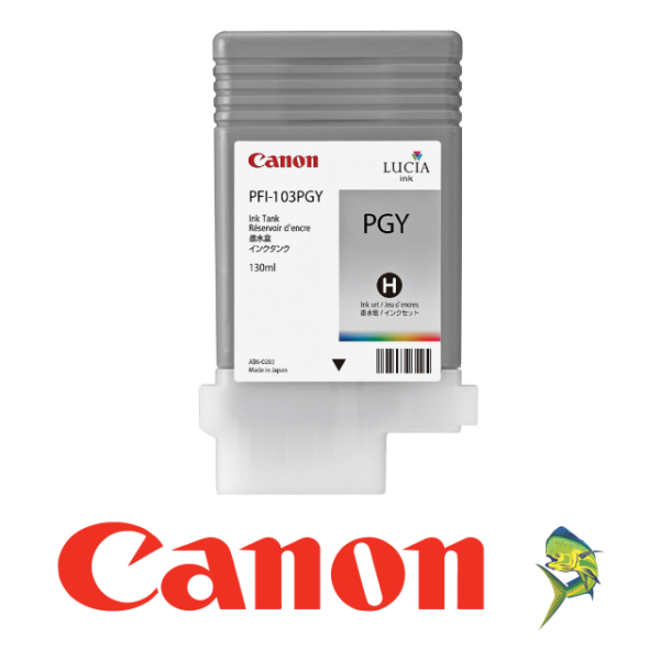 Genuine Canon Pfi-101Pgy Photo Grey Ink Cartridge For Ipf5000 -