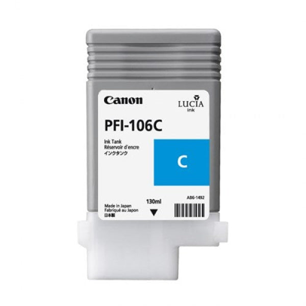 PFI-106C LUCIA EX CYAN INK FOR IPF6300IPF6300SIPF6350IPF6 PFI-106C