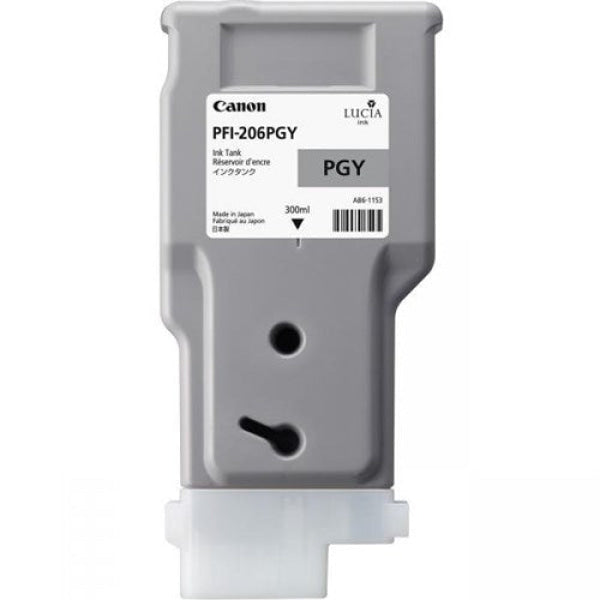 PFI-206PGY LUCIA EX PHOTO GREY INK FOR IPF6400 6450 - 300ML PFI-206PGY