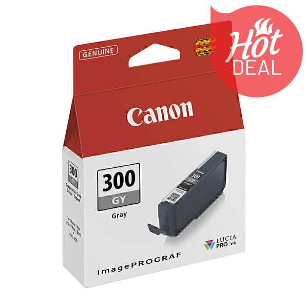 Canon PFI300 Grey Ink Tank PFI300GY