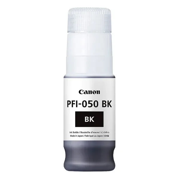 Genuine Canon Pfi050 Black Ink Bottle For Imageprograf Tc-20 70Ml [Pfi-050Bk] Cartridge -