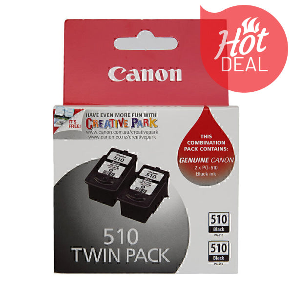 Canon PG510 Blk Ink Twin Pack PG510-TWIN