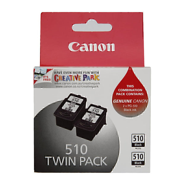 Canon PG510 Blk Ink Twin Pack PG510-TWIN