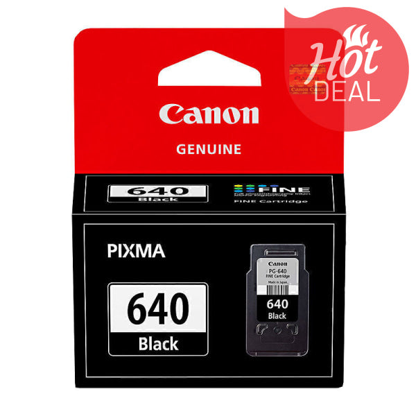 Canon PG640 Black Ink Cart PG640