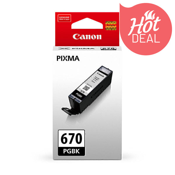 Canon PGI670 Black Ink Cart PGI670BK