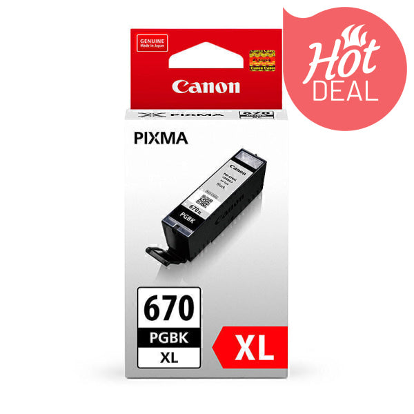 Canon PGI670XL Black Ink Cart PGI670XLBK